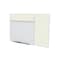 Ghent Combo Whiteboard/Bulletin, Mag Por/Vnyl, Styl B, 4 ft H x 8 ft W, Ivory SPC48B-V-185 - alternate 1
